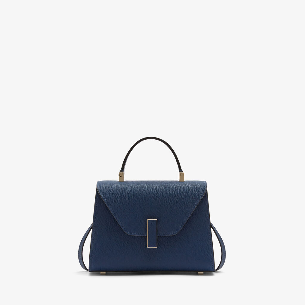 Iside Crossbody Micro Bag - Sapphire Blue - Vitello VS - Valextra - 1