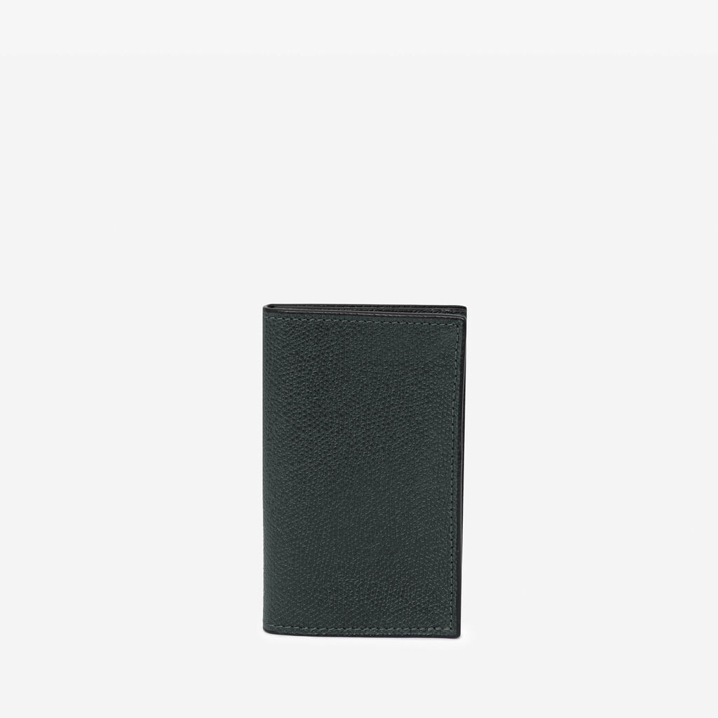 Card Case Onda - Valextra Green - Vitello VS - Valextra - 1