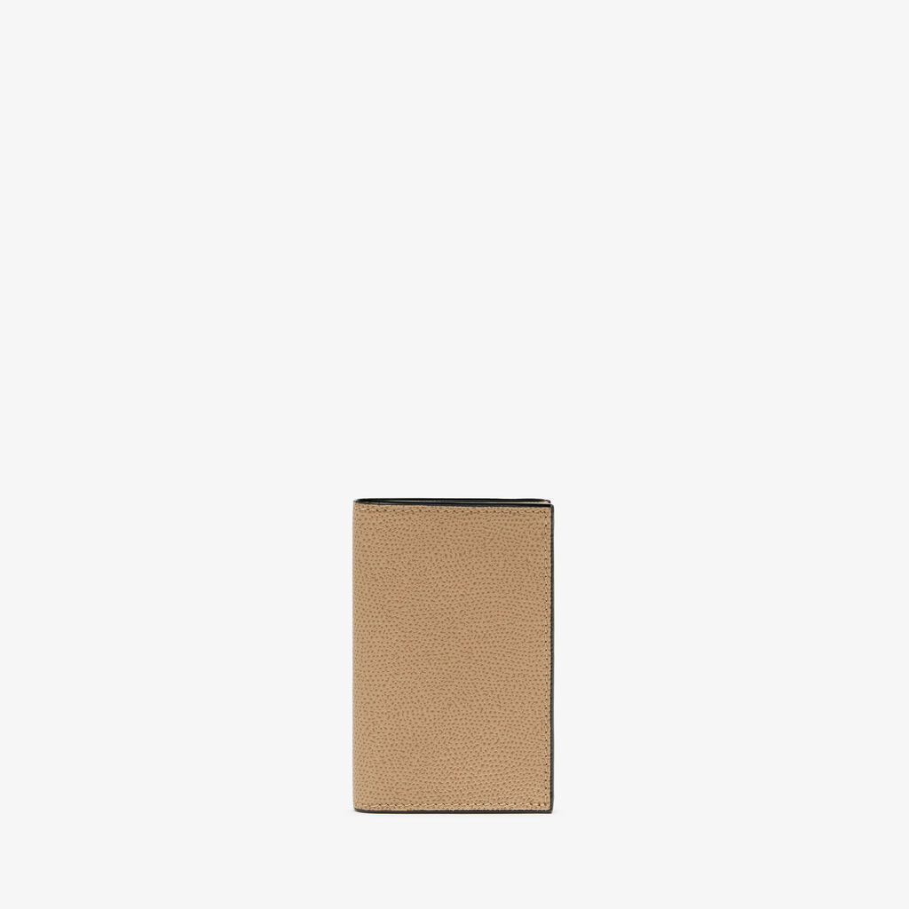 Card Case Onda - Cachemire Beige - Vitello VS - Valextra - 1