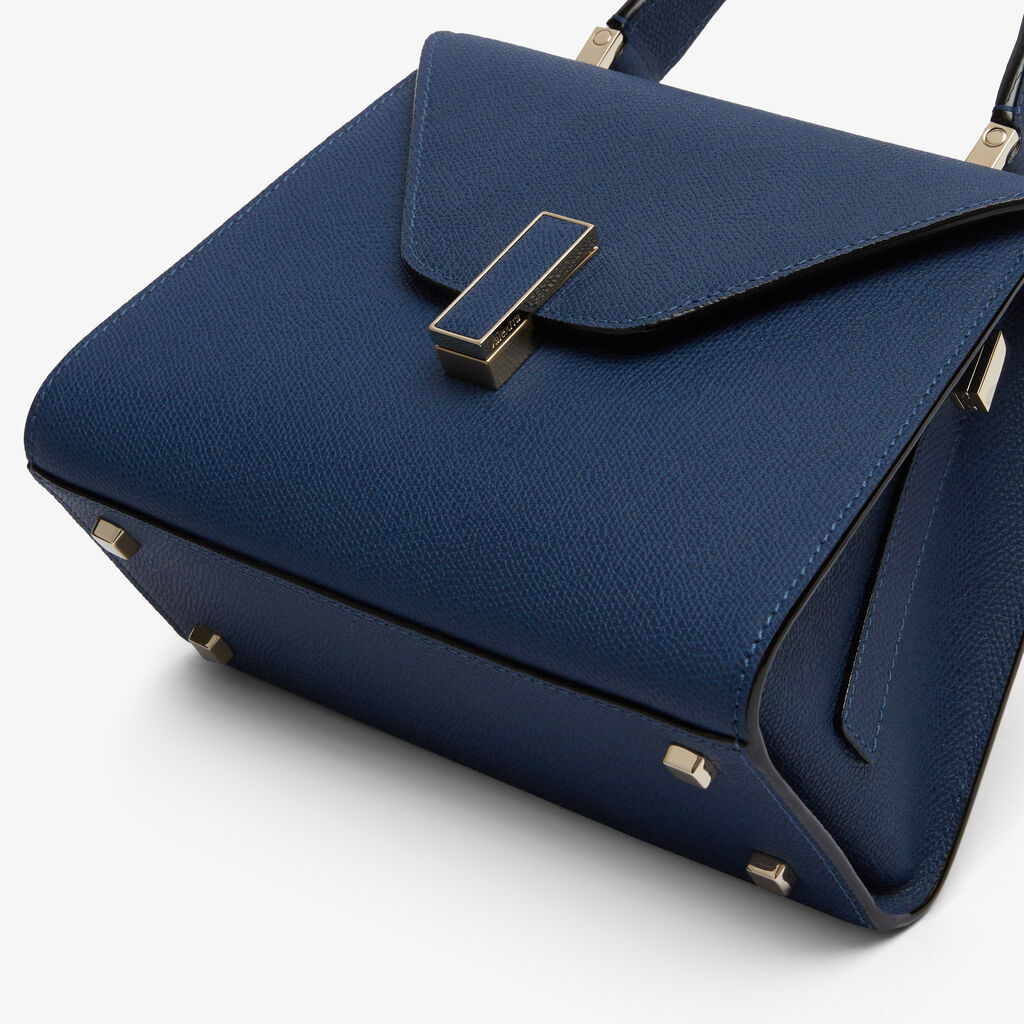 Iside Top Handle Mini Bag - Sapphire Blue - Vitello VS - Valextra - 4