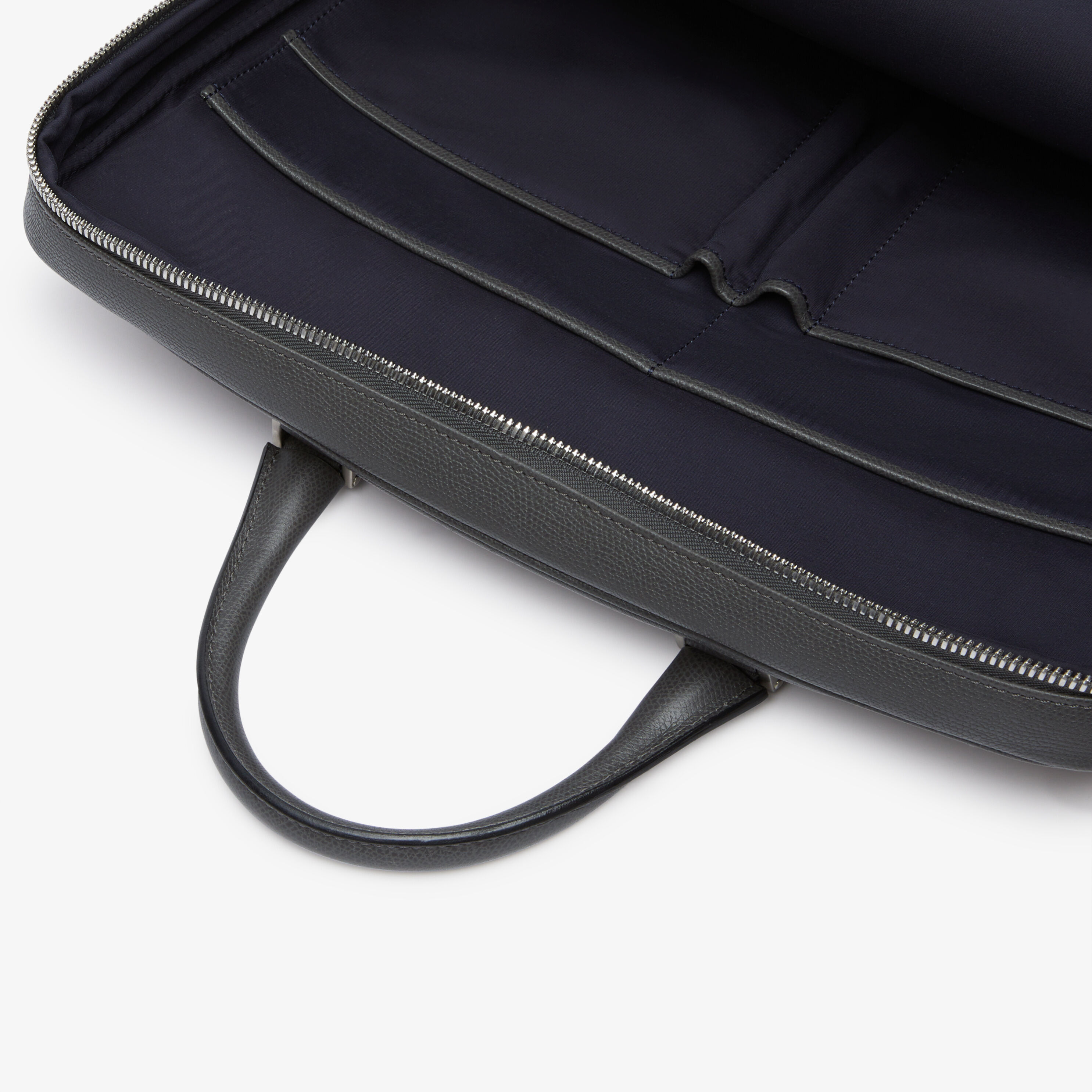 Gray Leather Medium business bag | Valextra Avietta
