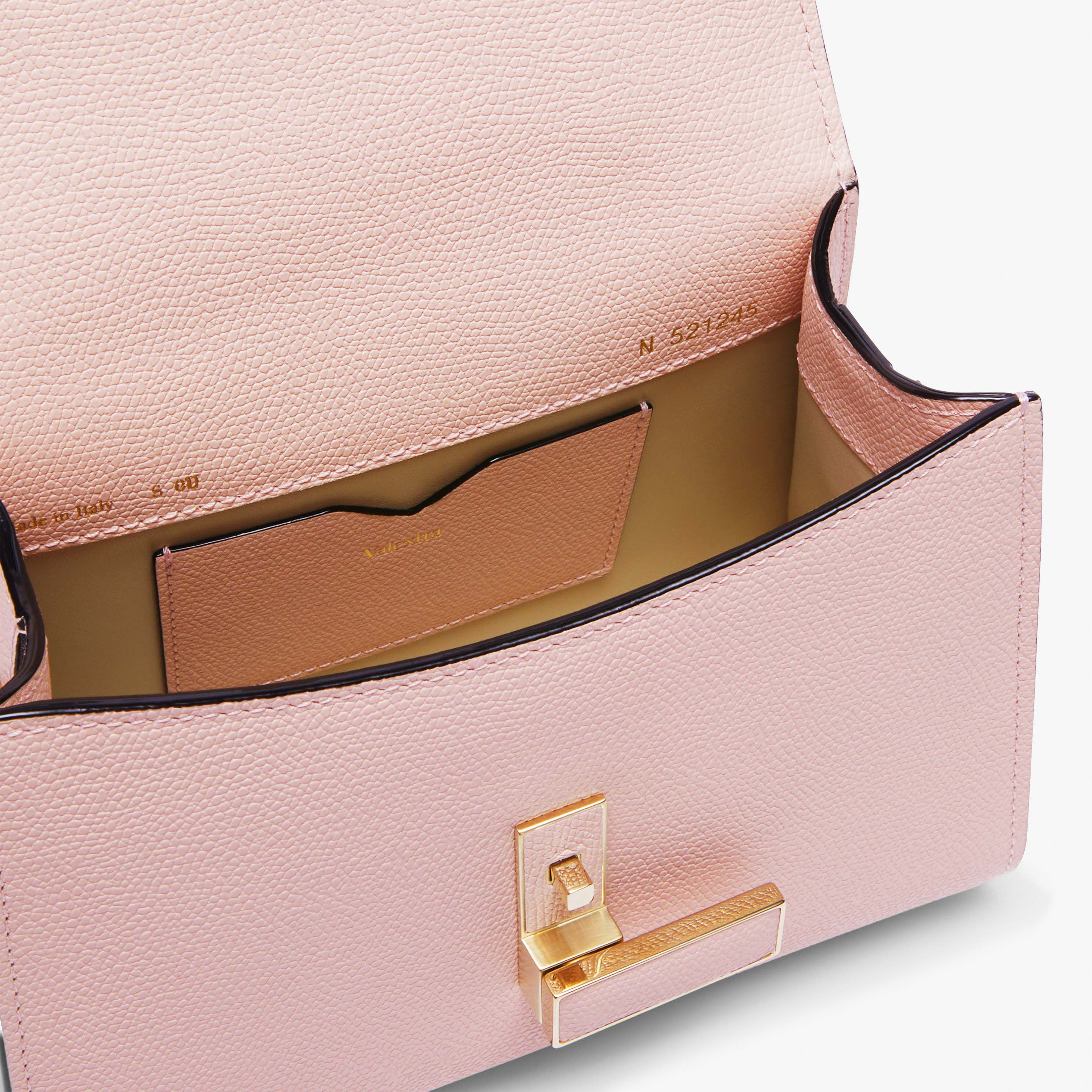 Pink Leather Micro handbag | Valextra Iside