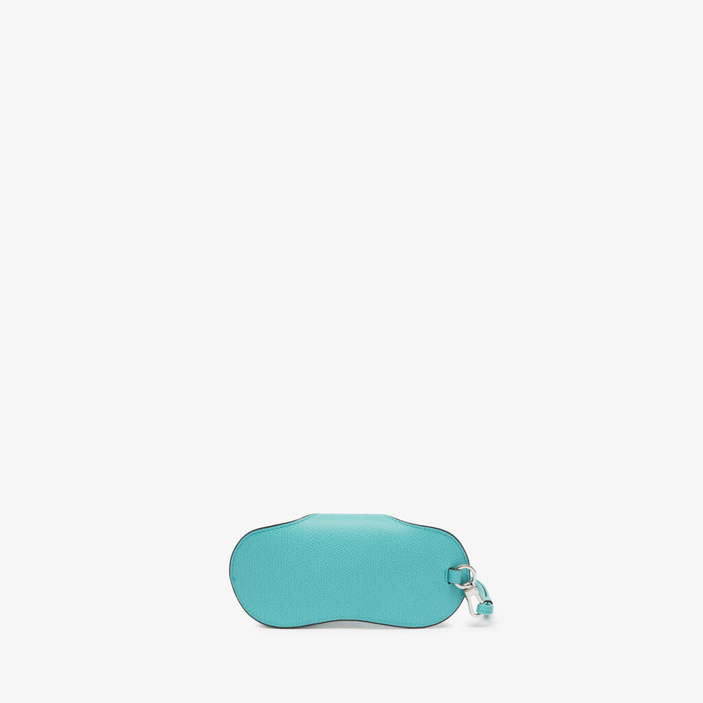 Glasses Case with Lanyard - Ocean Blue - Vitello VS - Valextra - 4