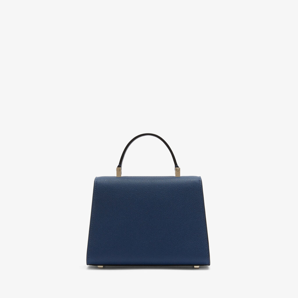 Iside Crossbody Micro Bag - Sapphire Blue - Vitello VS - Valextra - 5