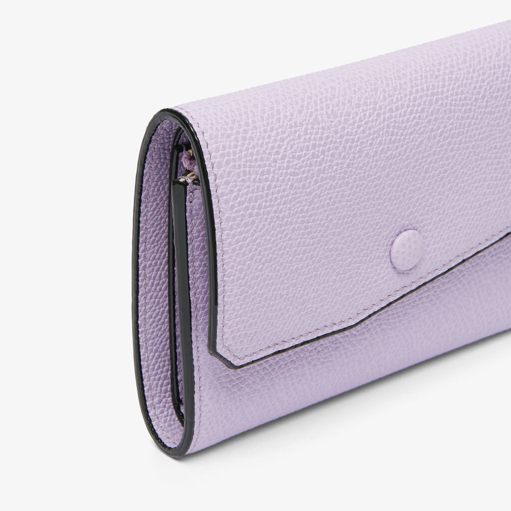 Pocket Purse 6CC - Wisteria Pink - Vitello VS - Valextra - 3