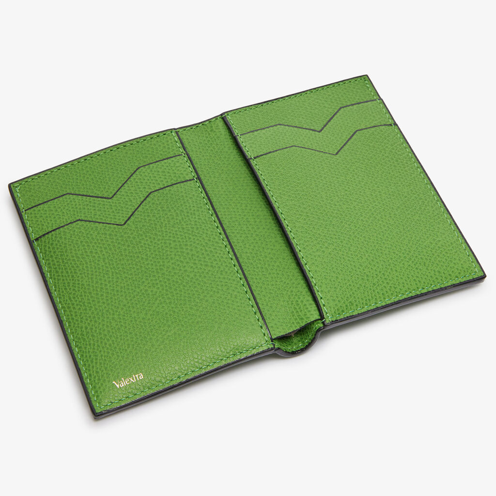 Portafoglio Bifold 4CC - Verde Prato - Vitello VS - Valextra - 2