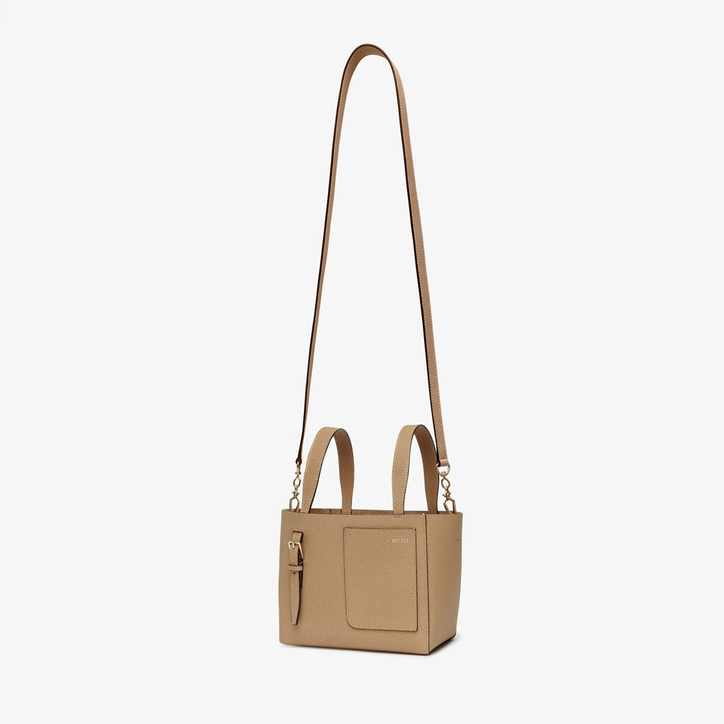 Borsa a Secchiello Soft Micro - Beige Cachemire - Vitello VS - Valextra - 6