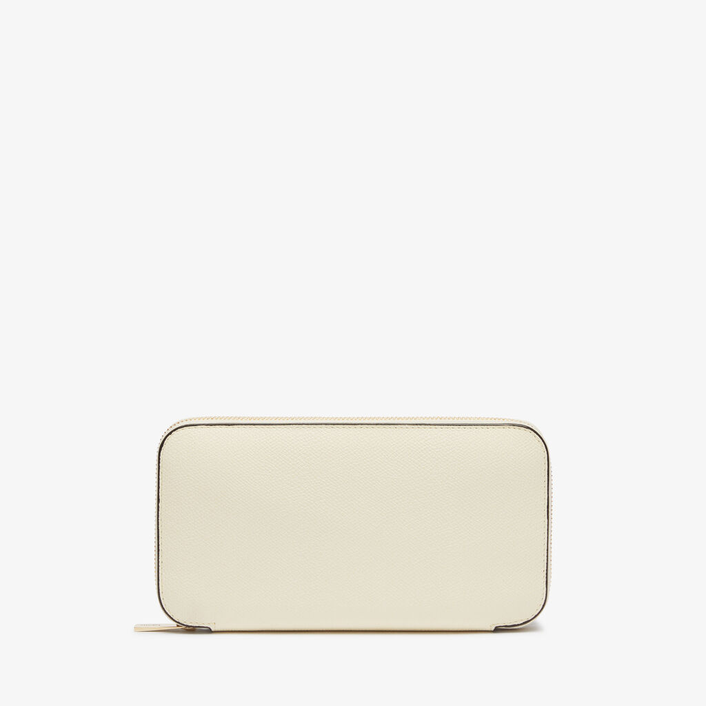 Zip Around 10 CC Wallet - Pergamena White - Vitello VS - Valextra - 4