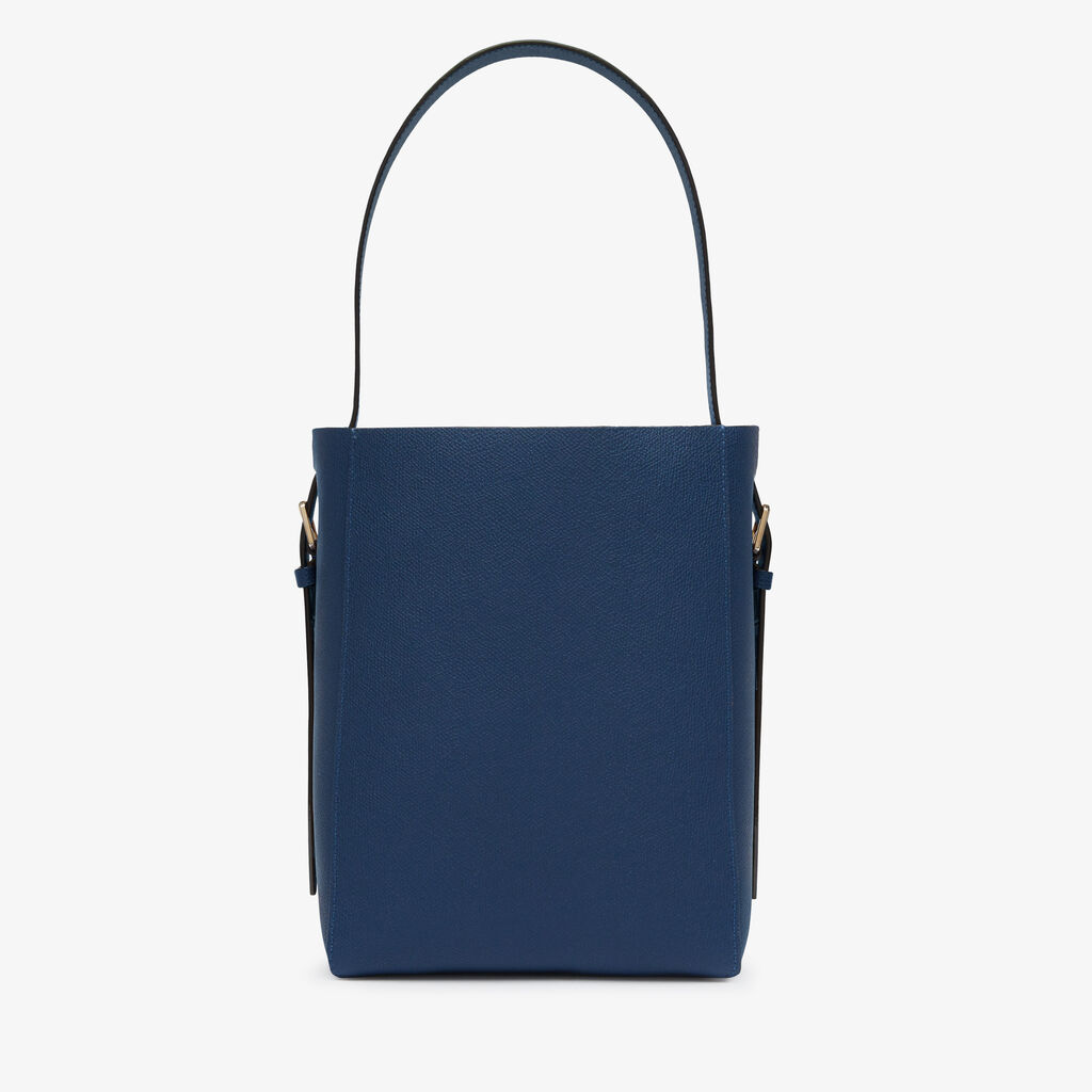 Borsa a Secchiello Soft Mini - Blu Zaffiro - Vitello VS - Valextra - 6