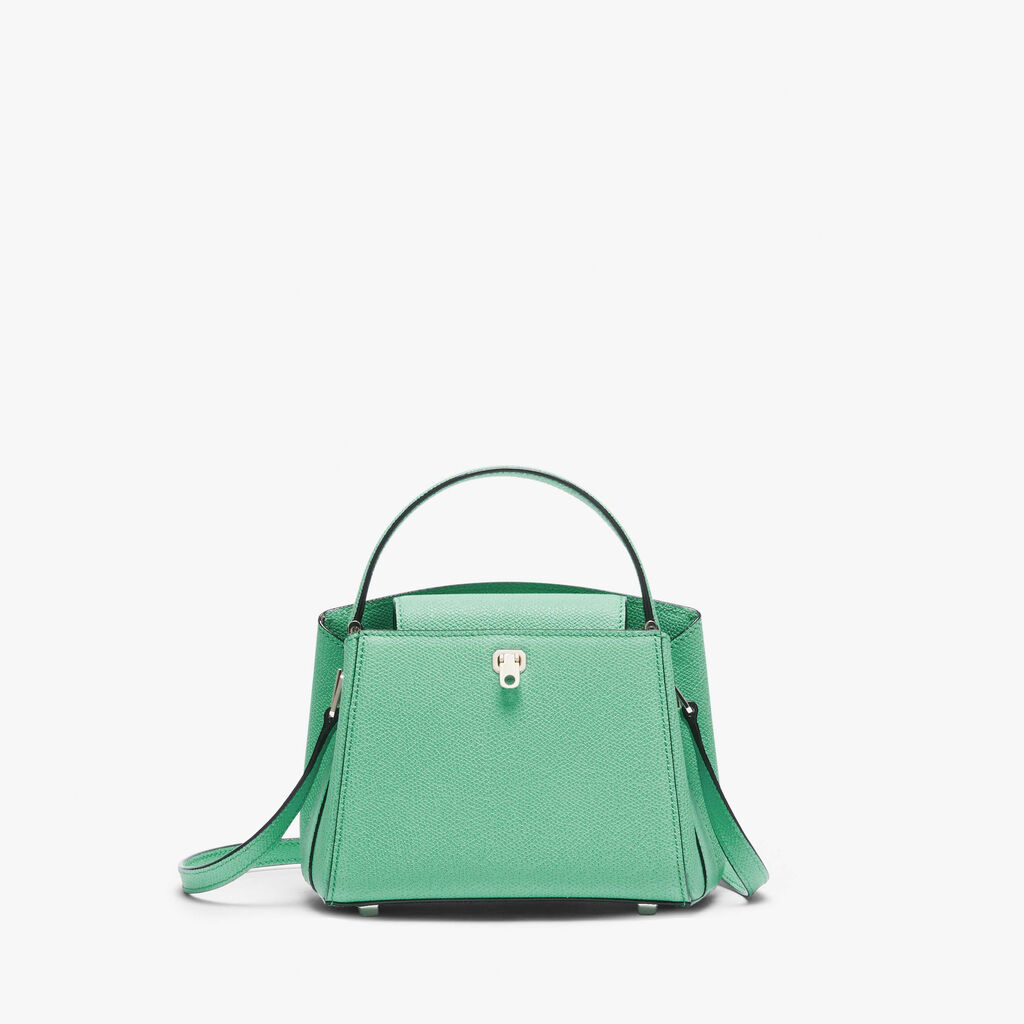 Aqua green Leather mini bag | Valextra Brera