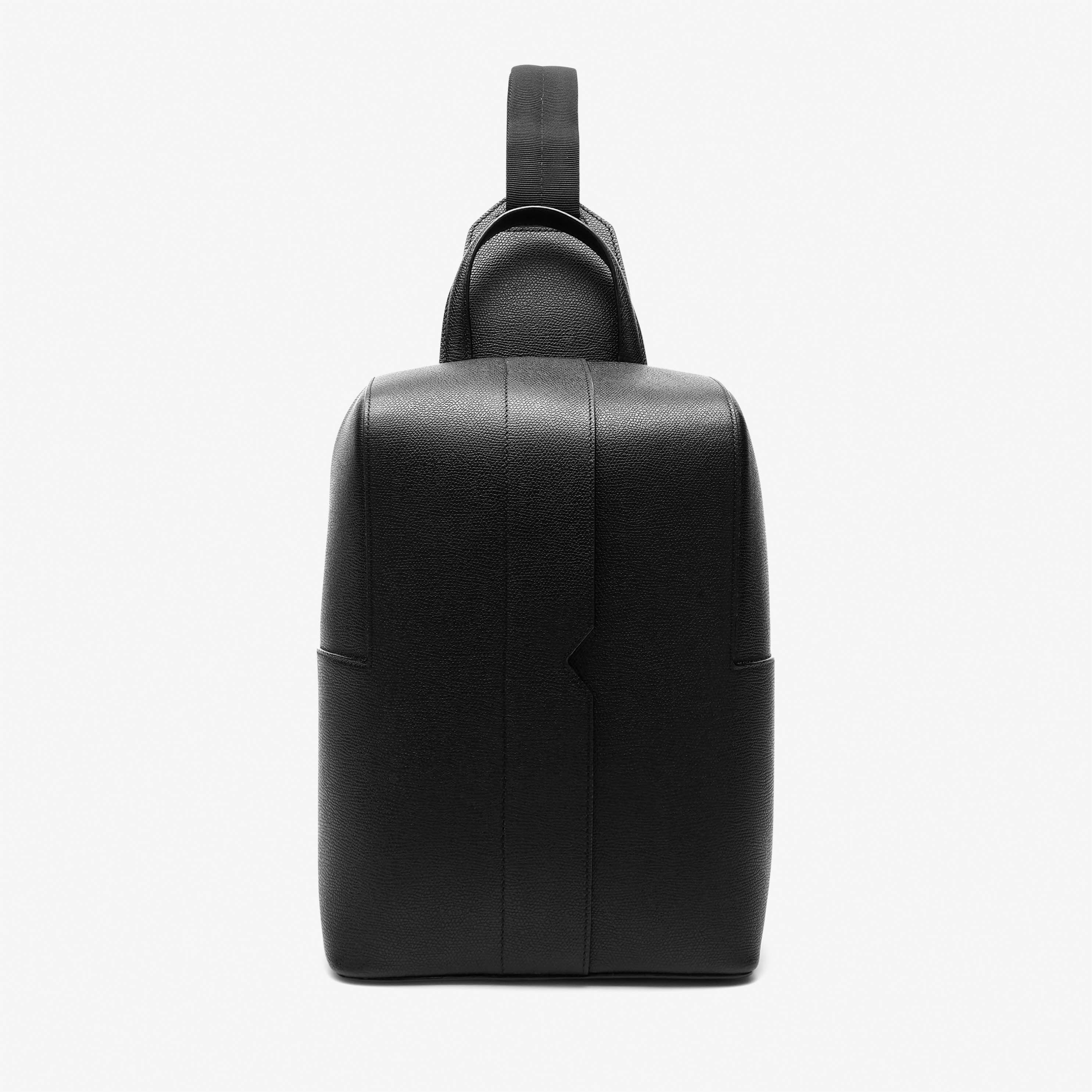 V-line One Shoulder Backpack - Black