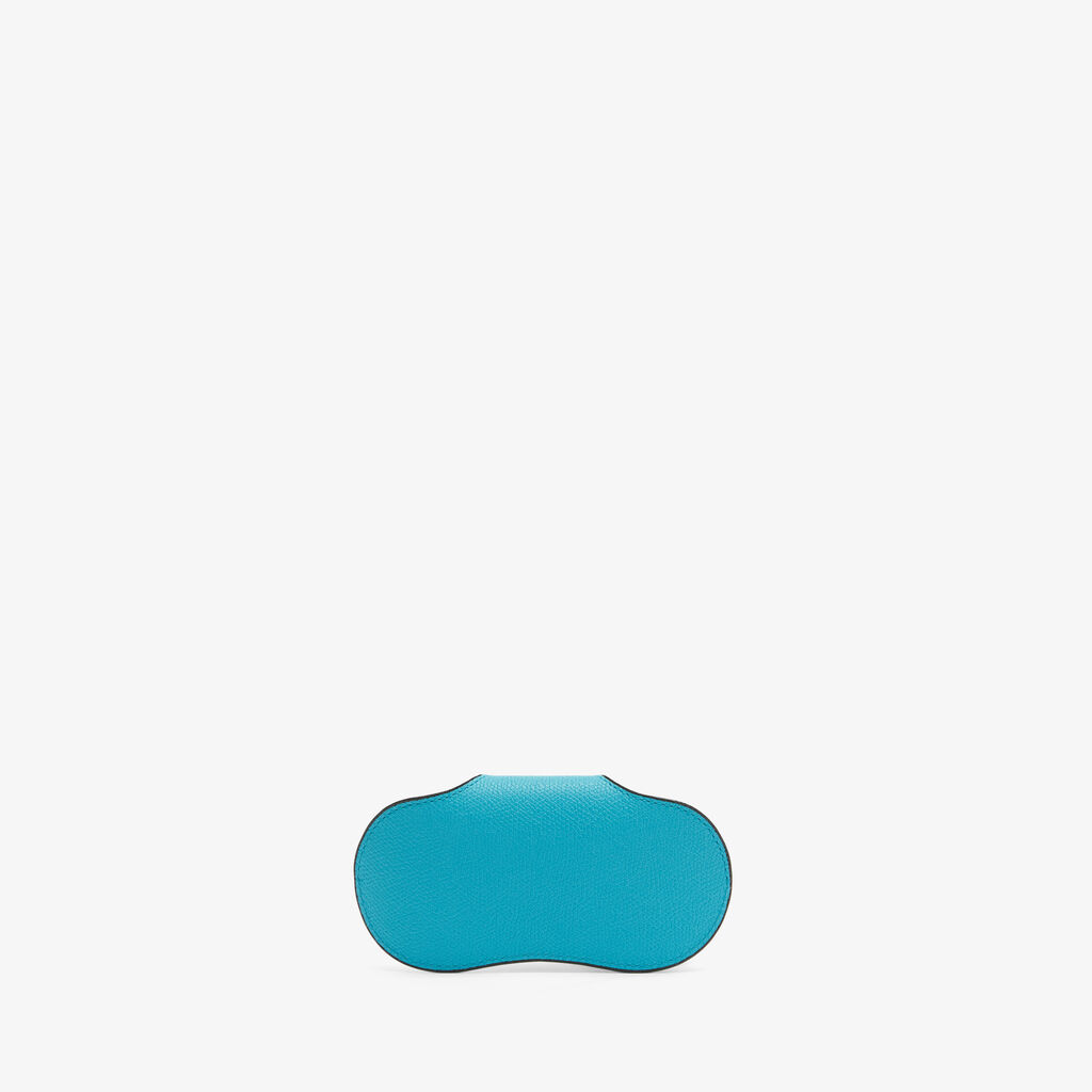 Glasses Case - Aquamarine Blue - Vitello VS - Valextra - 3