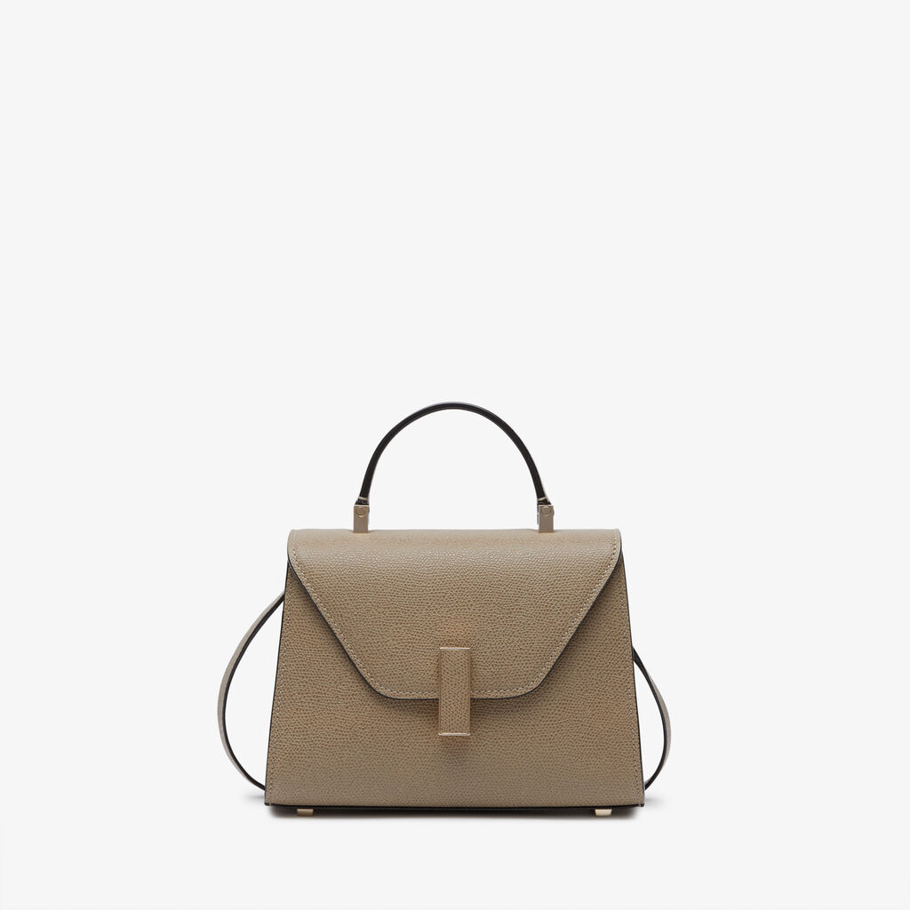 Leather Micro top handle bag | Valextra Iside