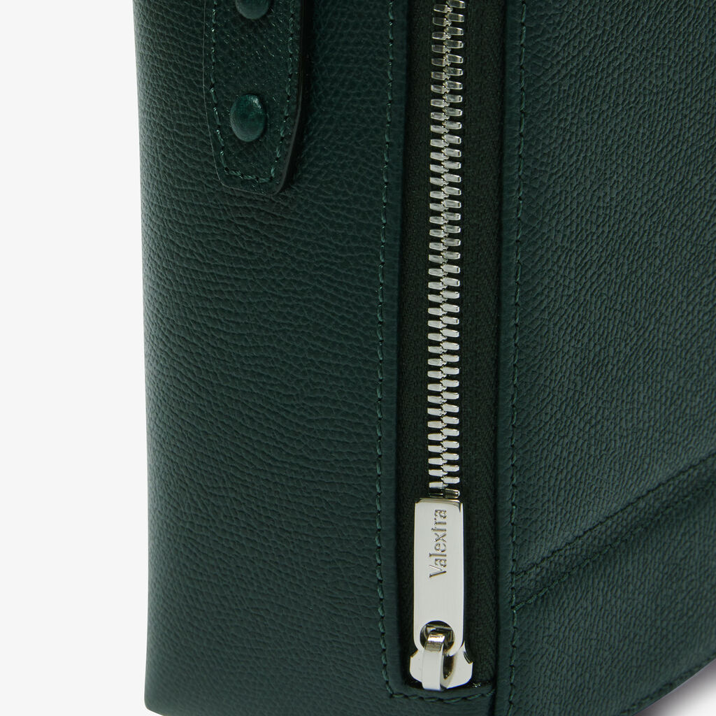 Borsa Tric Trac - Verde Valextra - Vitello VS - Valextra - 4