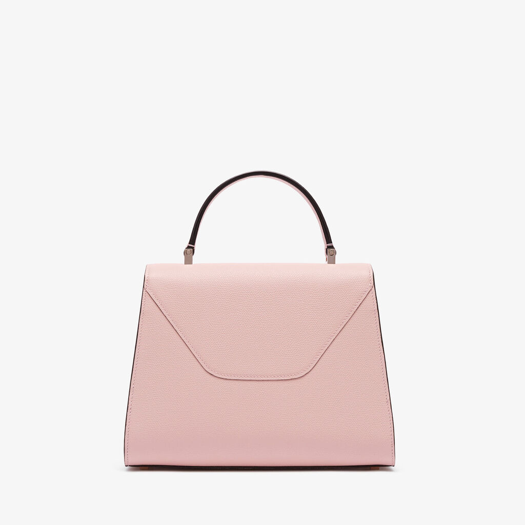 Women's Pink Leather top handle Medium bag | Valextra Iside