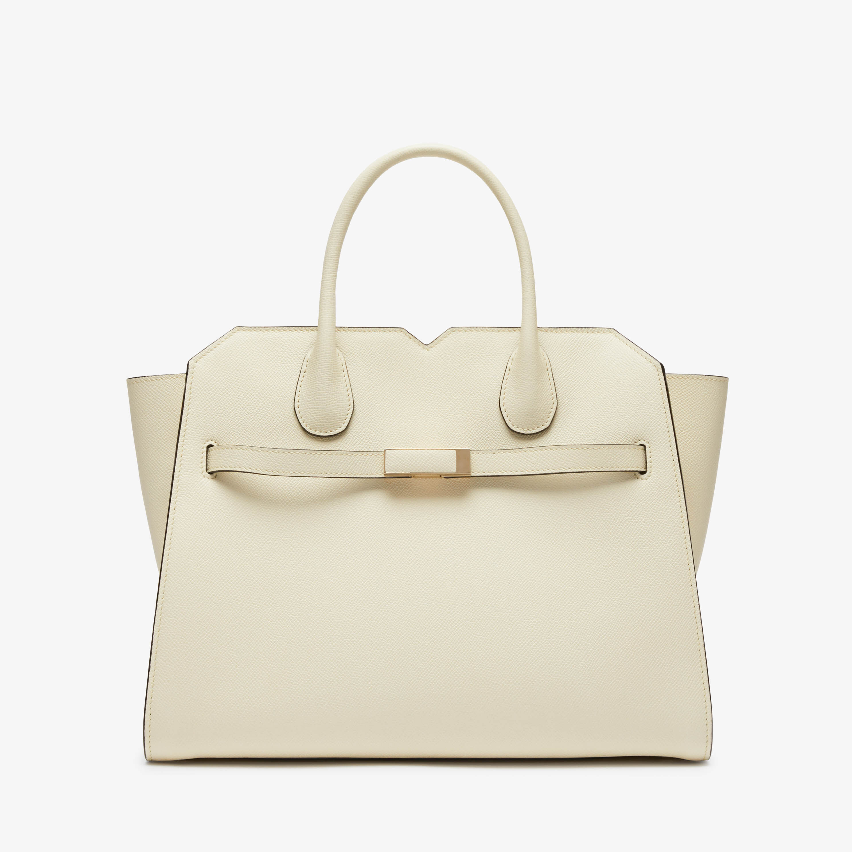 Women's White Luxury Two Handles Medium Bag | Valextra