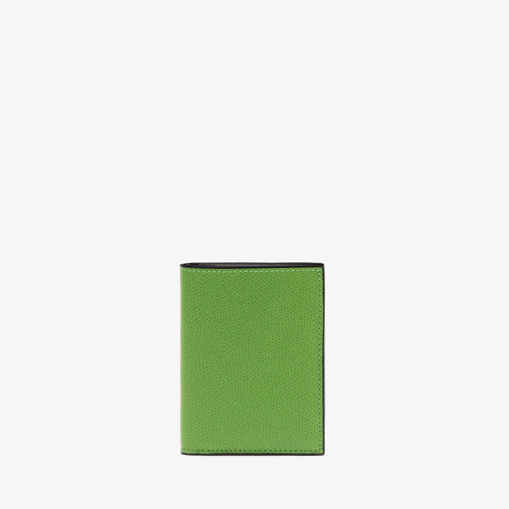 Portafoglio Bifold 4CC - Verde Prato - Vitello VS - Valextra - 1