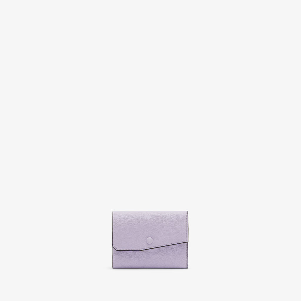 Pocket Purse 6CC - Wisteria Pink - Vitello VS - Valextra - 1