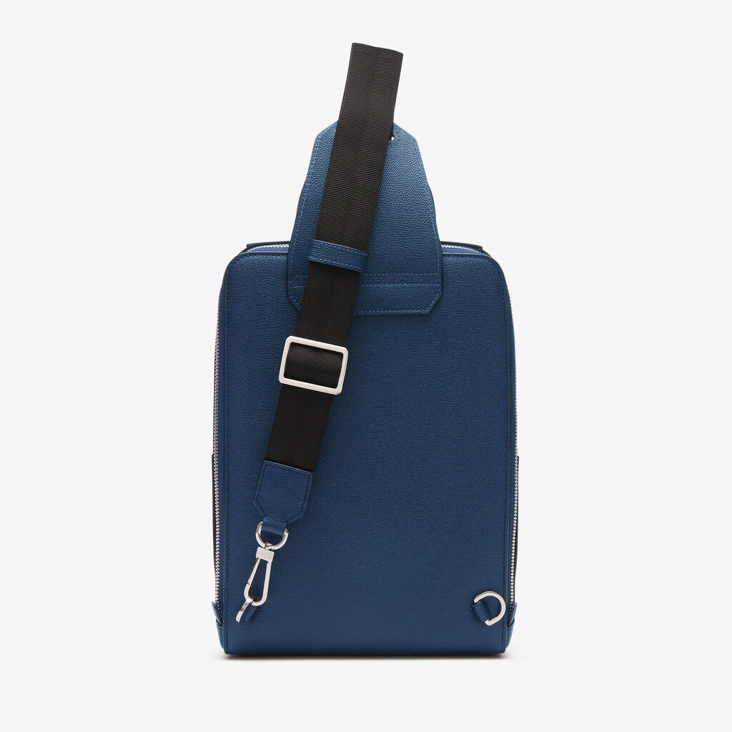 V-line One Shoulder Backpack - Sapphire Blue - Vitello VS - Valextra - 5