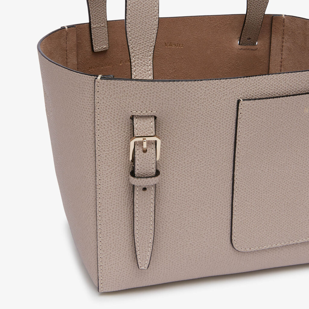 Borsa a Secchiello Soft Micro - Rosa Nude - Vitello VS - Valextra - 3