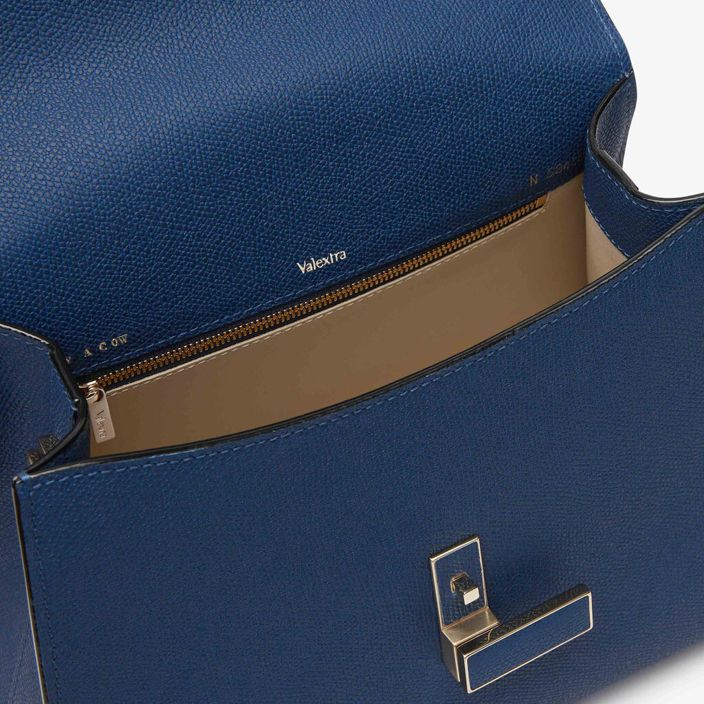 Iside Top Handle Medium Bag - Sapphire Blue - Vitello VS - Valextra - 2