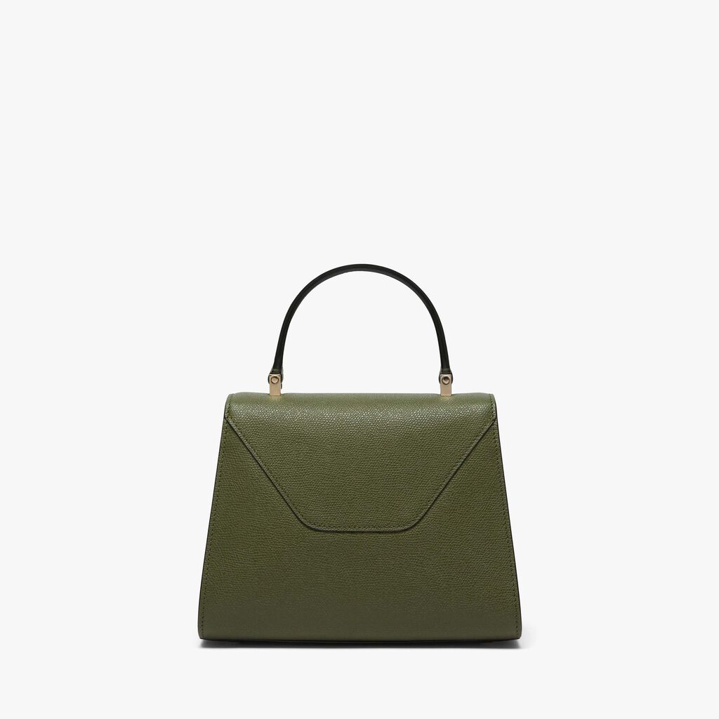 Iside Top handle mini bag - Military Green - Vitello VS - Valextra - 6