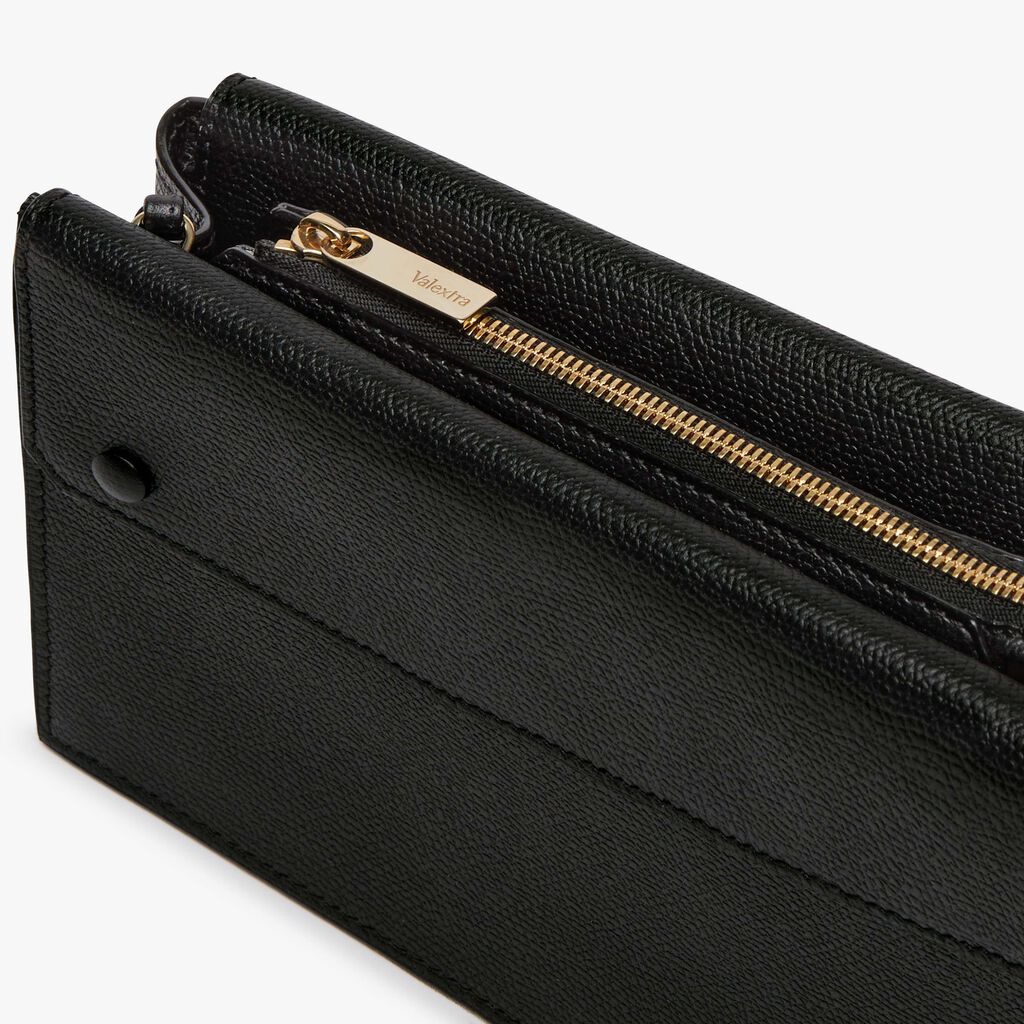 Borsa a tracolla pocket Slim - Nero - Vitello VS - Valextra - 5